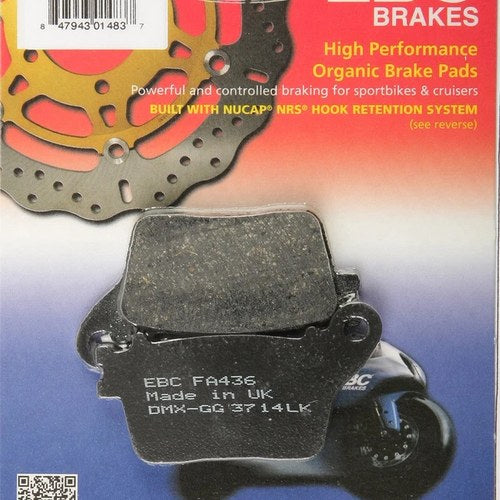 Ebc Organic OE Quality Replacement Brake Pads / One Pair (FA436)