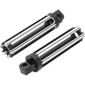 Arlen Ness - 06-114 - Soft-Touch Footpegs, 10 Gauge - Black