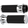 Arlen Ness - 07-318 - Fusion Series Grips, Deep Cut - Chrome