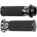 Arlen Ness - 07-319 - Fusion Series Grips, Deep Cut - Black