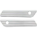 Arlen Ness - 03-609 - Saddlebag Latch Covers, 10-Gauge - Chrome