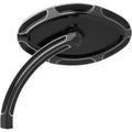 Arlen Ness - 13-130 - Beveled Cats Eye Short Stem Billet Mirror, Left - Black
