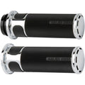 Arlen Ness - 07-302 - Fusion Series Grips, Slot Track - Chrome