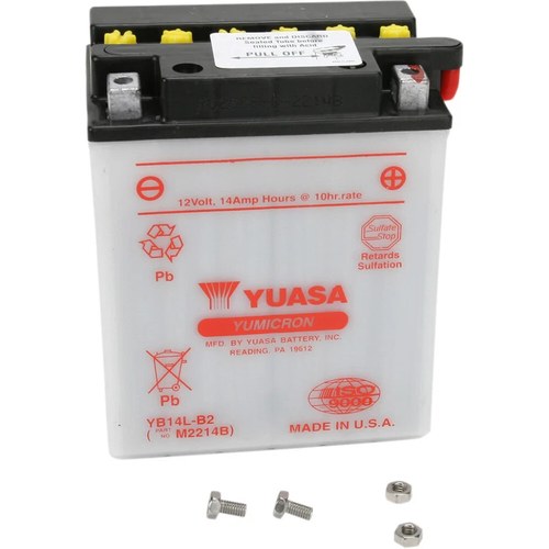 Yuasa Yumicron High Performance Conventional Battery (YB14L-B2) YUAM2214B