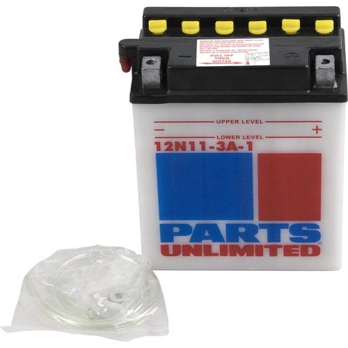 Parts Unlimited 12V Conventional Battery R12N11-3A-1 (R12N11-3A-1)