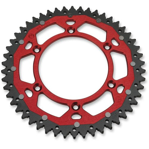 Moose Racing 50T Dual Rear Sprocket (Red) 50-tooth | 1210-1468