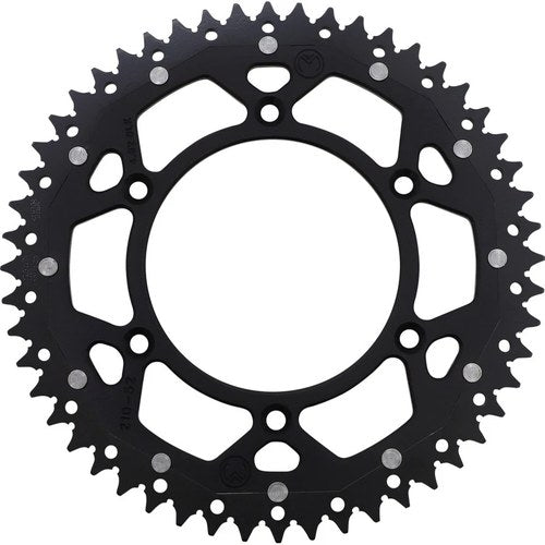 Moose Racing 52T Dual Rear Sprocket (Black) 52-tooth | 1210-1472
