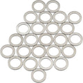 Moose Racing Banjo Washers (Natural) 10mm ID x 14mm OD|25-pack | 1742-0405