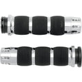 Avon Air Cushion Grips for H-D Motorcycles w/Cable Throttle (GATLIN Chrome)