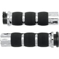 Avon Air Cushion Grips for H-D Motorcycles w/Cable Throttle (RIVAL Chrome)