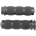 Avon Air Cushion Grips for H-D Motorcycles Fly-By-Wire Throttle (Anodized Black)
