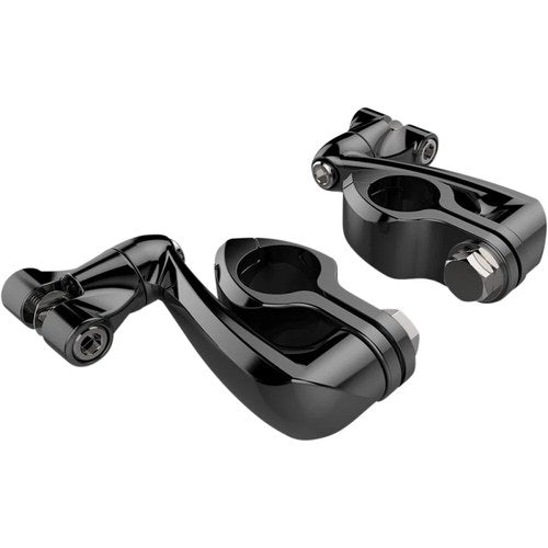 Ciro Highway Peg Mount Kit w/Clevis & Extention Arm for D Spring Pegs Blk 60024