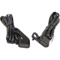 Drag Specialties LED Handlebar Marker Lights (Black w/ Smoke Lens)