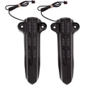 Ciro Forkini Lower Fork Leg Covers (Black w/ Amber LED Run/Turn Lights) 43003