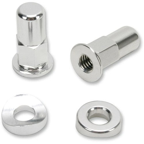 No Toil Rim Lock Tower Nut/Spacer Set (Silver) NTRK-001