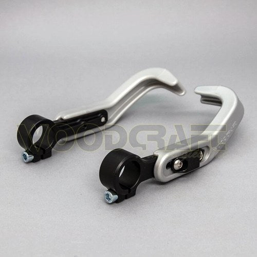 Woodcraft Racing Hand / Brake And Clutch Lever Guard Assembly - Silver