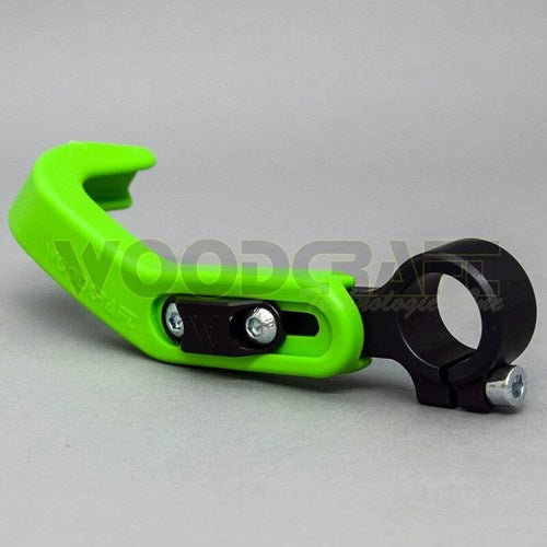 Woodcraft Racing Hand / Clutch Lever Guard Assembly - Left Side - Green