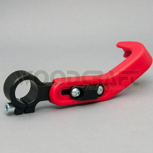 Woodcraft Racing Hand / Brake Lever Guard Assembly - Right Side - Red