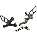 Ducati 2008-09 1198 SP Woodcraft Racing Rearsets - GP Shift w/ Quick Shifter