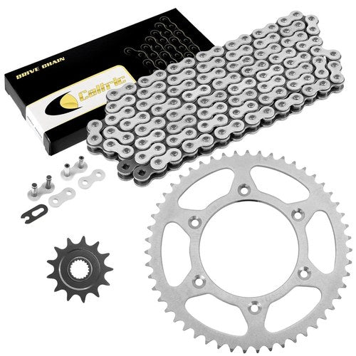 Drive Chain & Sprockets Kit for Honda CR125R 1987 1988 1989 1990 19911992-2003
