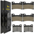 Front and Rear Brake Pads for Yamaha VMX1200 V-Max 1200 1993-2007
