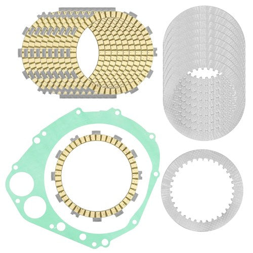 Clutch Friction Steel Plates Gasket for Suzuki GSX-R600 GSX-R600X GSXR600Z 01-05