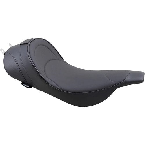 Drag Specialties Solo Seat - Mild Stitched - Driver Backrest (Black) 0801-0491