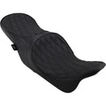 Drag Specialties Low Forward Touring 2-Up Seat - Diamond (Black) 0801-1011