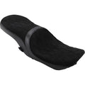 Drag Specialties Low Touring Seat, Diamond, Ness Winged Tanks (Black) 0801-1078
