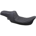 Drag Specialties Predator Iii Seat - Double Diamond (Black / Silver) 0801-1130