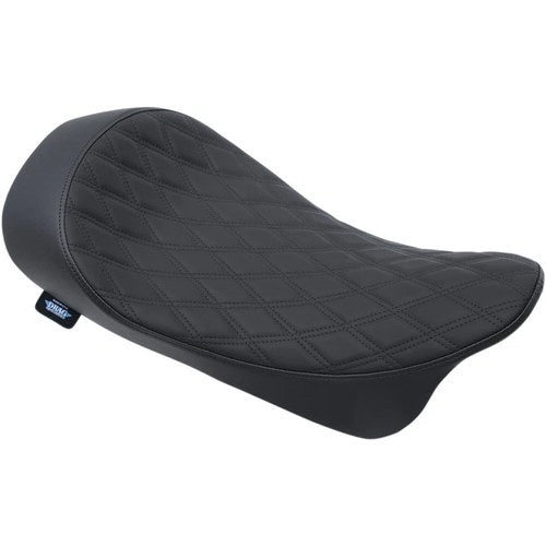 Drag Specialties Low Solo Seat - Double Diamond (Black) 0801-1152