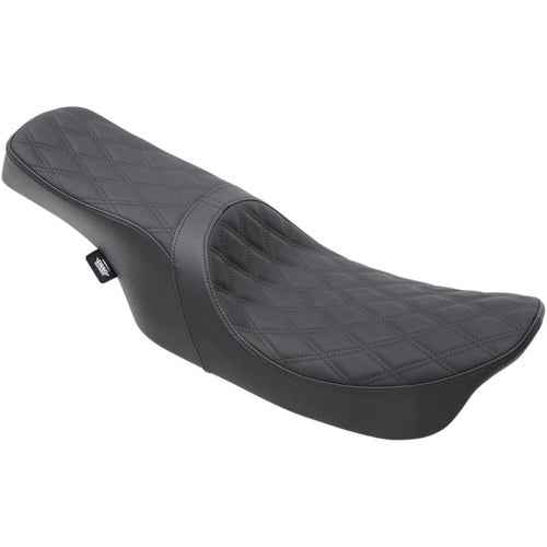 Drag Specialties Predator 2-Up Seat - Double Diamond - FL (Black) 0801-1154