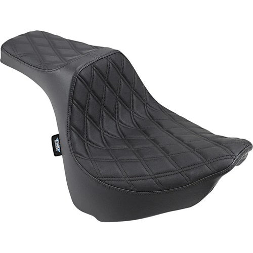 Drag Specialties Predator Iii Seat - Double Diamond - Fxfb (Black) 0802-1072