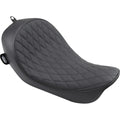 Drag Specialties Low Solo Seat - Double Diamond - Fxd (Black) 0803-0547