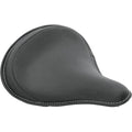 Drag Specialties Spring Low Solo Seat - Large - Leather (White/Black) 0806-0048