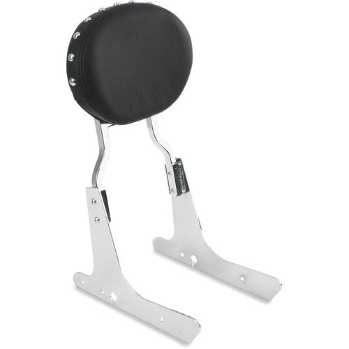Drag Specialties Studded Oval Sissy Bar Pad (Black) 0822-0342