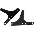 Drag Specialties Sissy Bar Side Plates - Fxstd (Black) Pair | CV-8075B