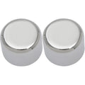 Drag Specialties Magnetic Docking Points Covers, Short (Chrome) Pair | C77-0100C