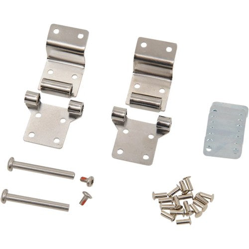 Drag Specialties Tour-Pak Hardware Hinge Kit (Chrome) S77-0147AHDS