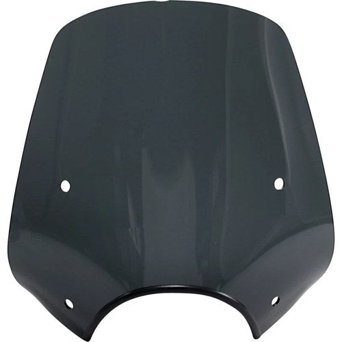 Memphis Shades Pop Top Windshield - 9" Headlight Cut Out (Black Smoke) MEP55210