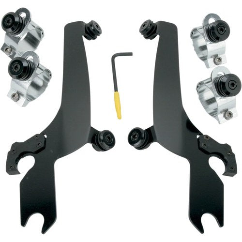 Memphis Shades Sportshield Trigger-Lock Mount Kit - Wide (Black) MEB8920
