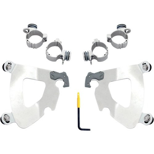 Memphis Shades Gauntlet Fairing Trigger-Lock Mount Kit, XL 48 (Polished) MEK1984