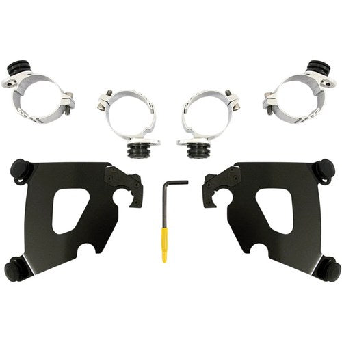 Memphis Shades Cafe Fairing Trigger-Lock Mount Kit - Fxd (Black) MEB1994