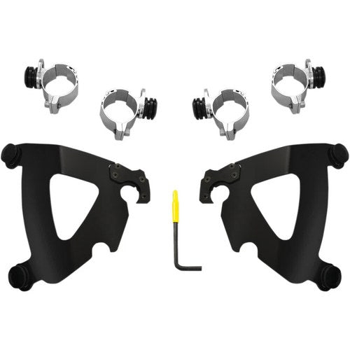 Memphis Shades Road Warrior Trigger-Lock Mount Kit - Fxdwg (Black) MEB2030