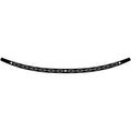 Memphis Shades Windshield Trim - Chain - Flh '96-'13 (Black / Chrome) MEB0944