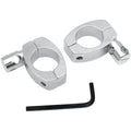 Memphis Shades 1-1/4" Handlebar Clamps (Chrome) Pair | MEM9950