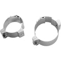 Memphis Shades Adjustable Fork Mount Clamps - 48-55mm (Silver) Pair | MEM9954