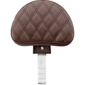 Saddlemen Lattice Stitched Driver's Backrest (Brown) 11567BLS