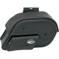Saddlemen Cruis'n Slant Saddlebags w/ Pouch - Plain (Black) Jumbo | 3501-0382