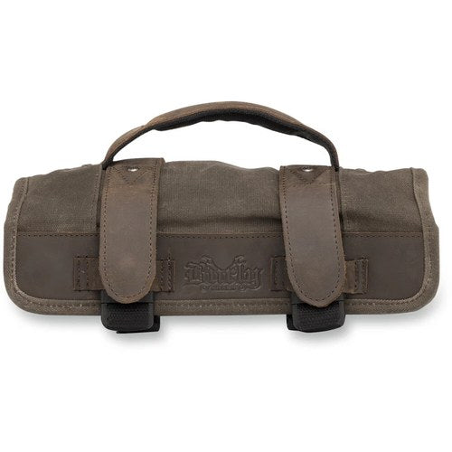 Burly Brand Waxed Cotton Tool Roll (Dark Oak / Brown) B15-1030D